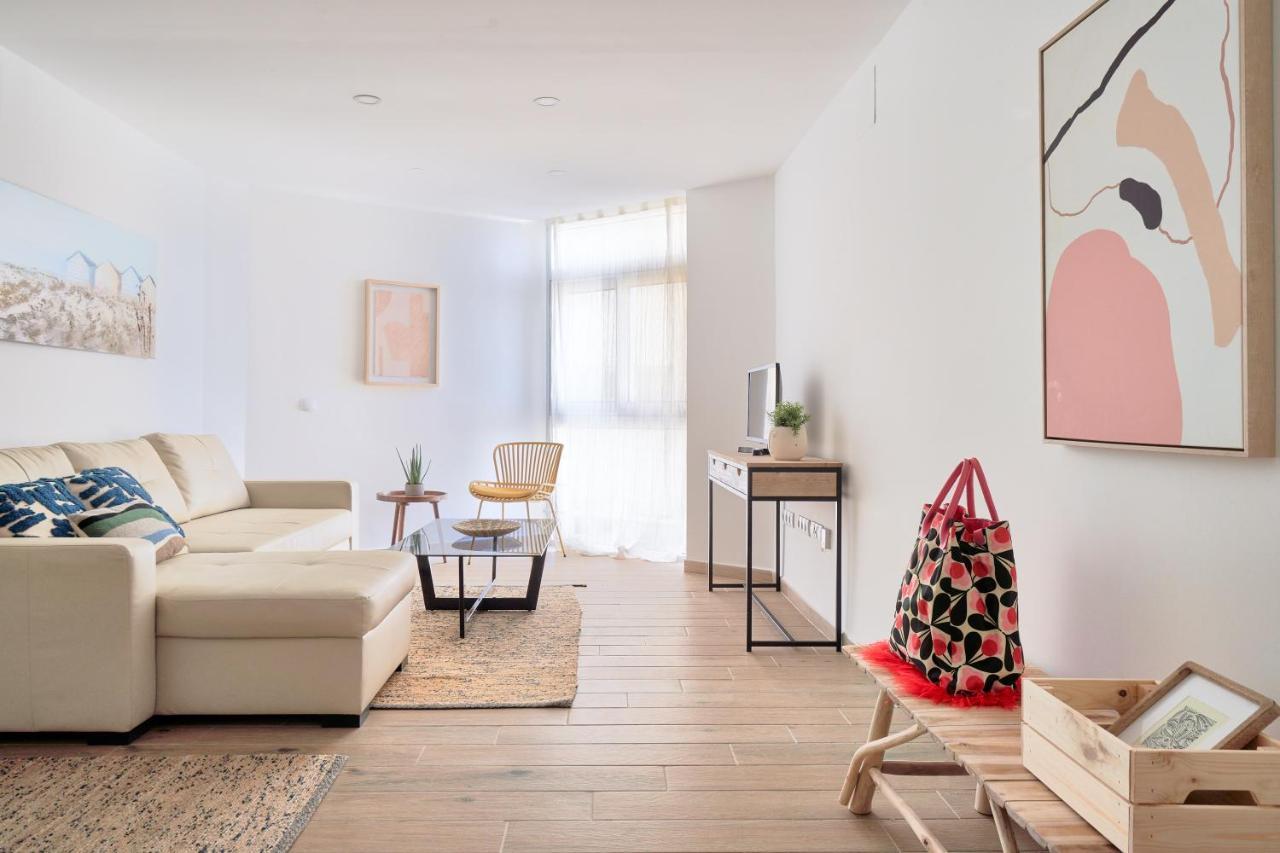 Apartamento En Primera Linea De Playa En La Malagueta มาลากา ภายนอก รูปภาพ