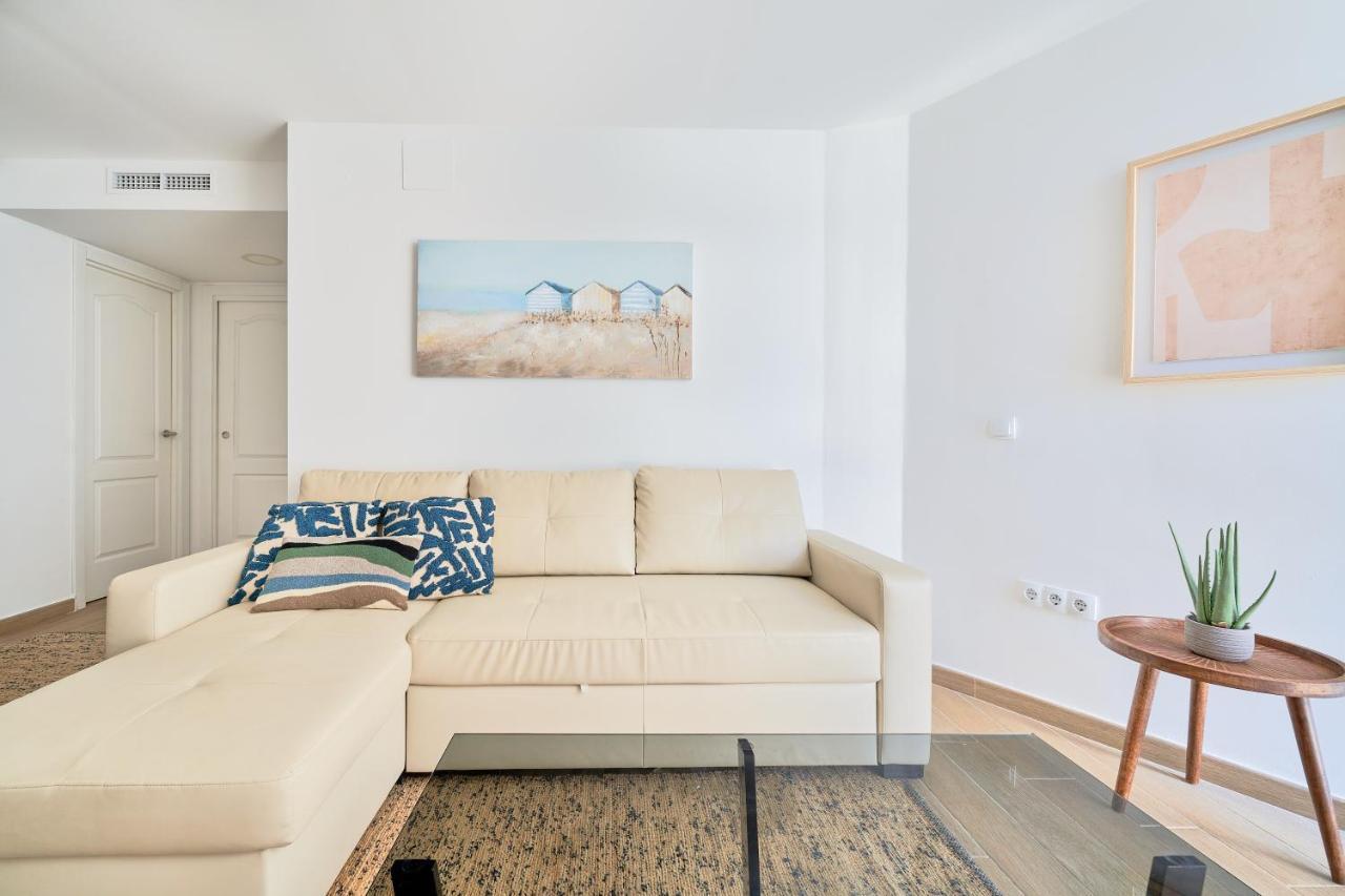 Apartamento En Primera Linea De Playa En La Malagueta มาลากา ภายนอก รูปภาพ