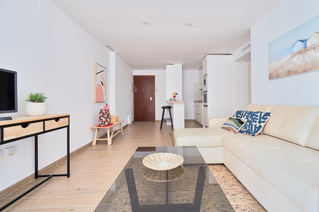 Apartamento En Primera Linea De Playa En La Malagueta มาลากา ภายนอก รูปภาพ